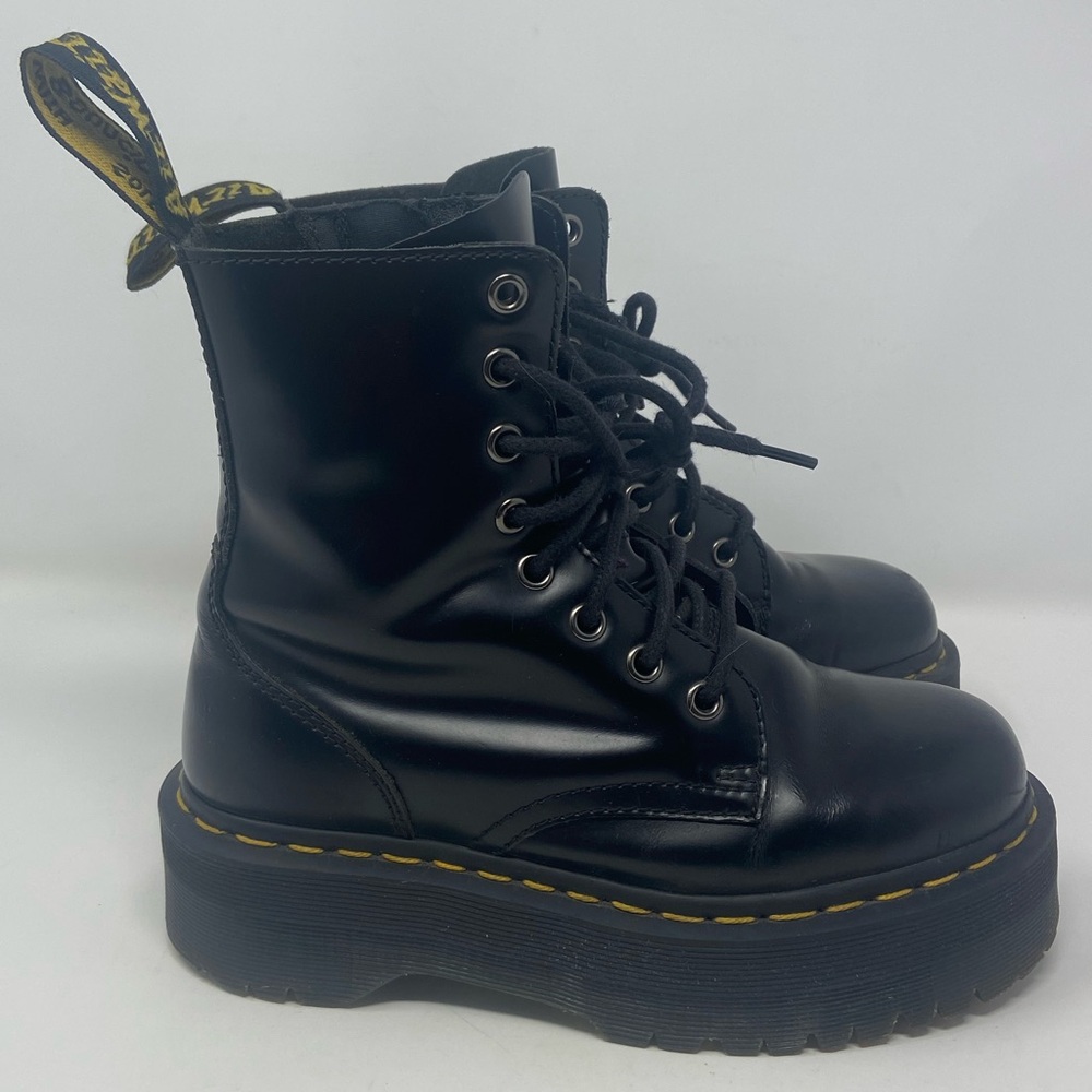 Doc Marten Platform Jadon Boots Chunky Dr. Martens Women’s Size 5 Men’s 4 ~ NICE - Picture 2 of 16